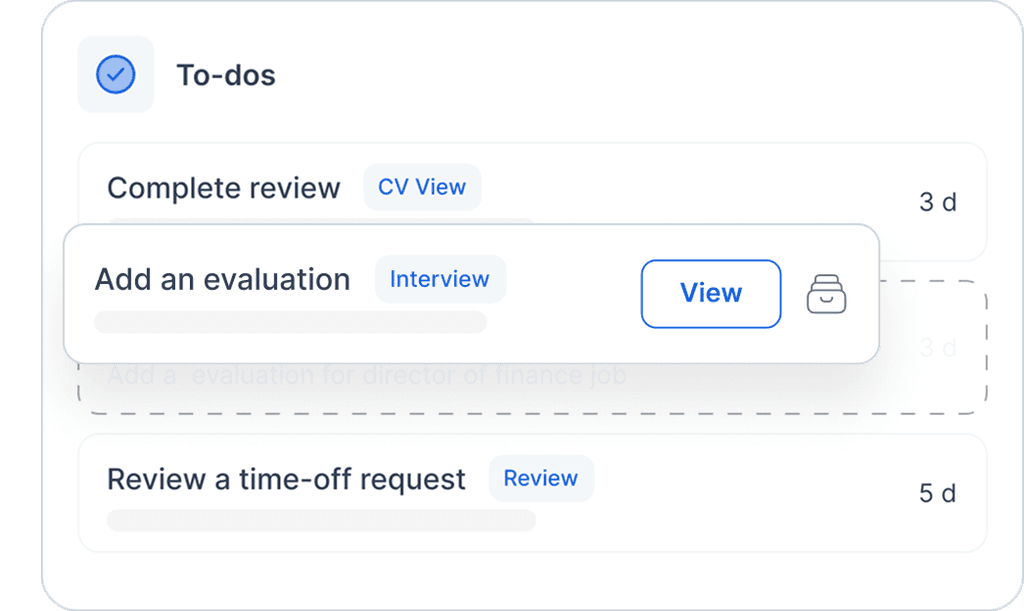 Own every hiring stage