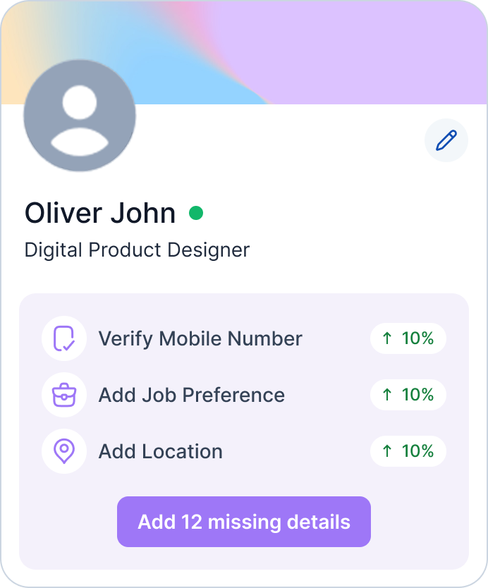 Smart profile completeness